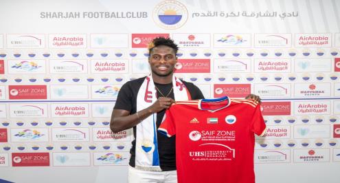 رسميا.. الشارقة يعلن ضم بن مالانجو بعد تعثر انتقاله للزمالك
